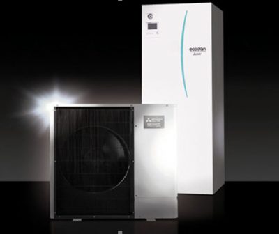 Mitsubishi luft/vattenvärmepump nyhet